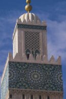 Minaret de la mosqu&eacute;e Hassan 2 &agrave; Casablanca